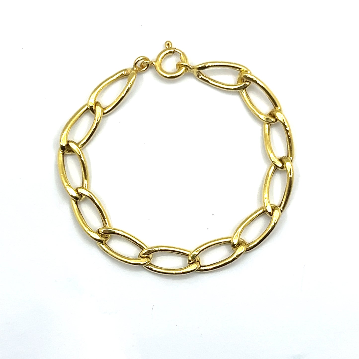 Bold Gold Plated Sterling Silver Statement Bracelet