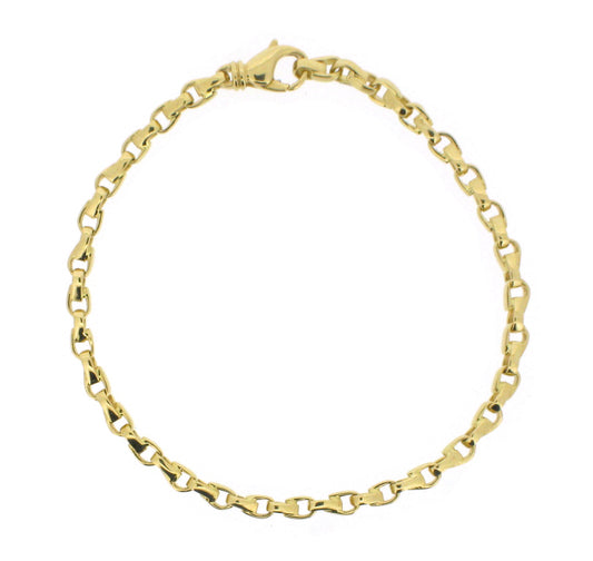 18ct Yellow Gold Bracelet 18cm