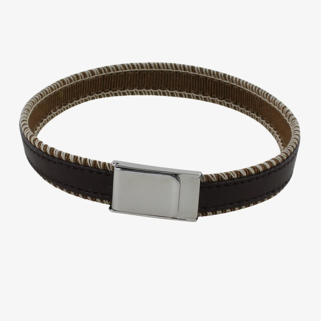 Leather Bracelet In Brown