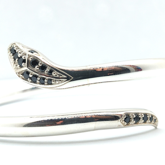 Sterling Silver Snake Bangle