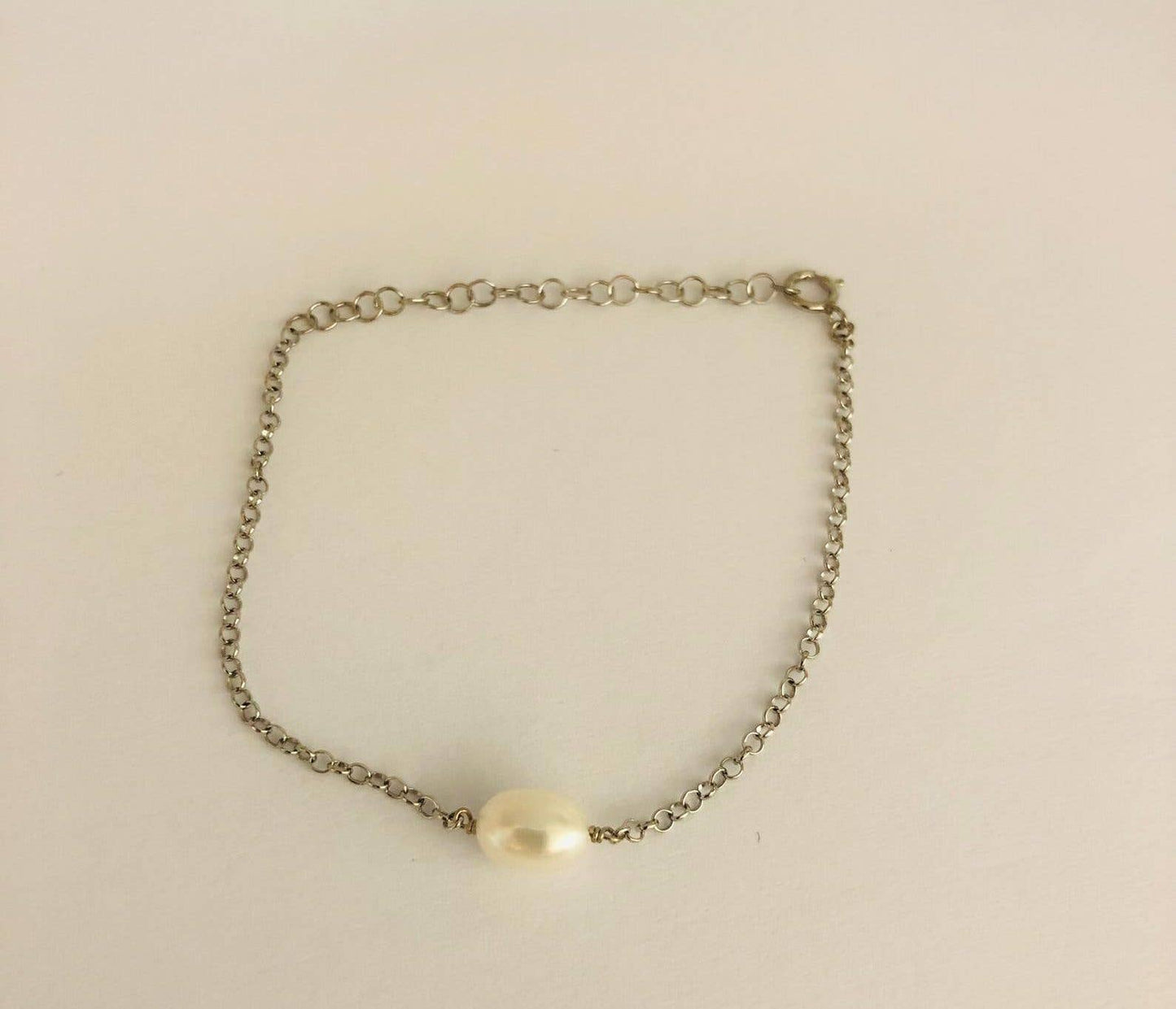 Pearl & Silver Gold Plated "Elegance" Bracelet