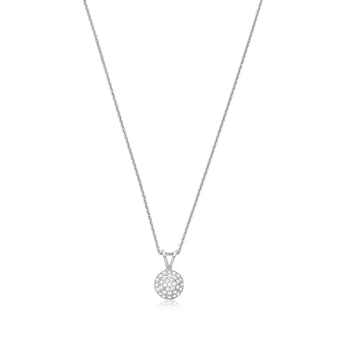 Sterling Silver Cubic Zirconia Necklace