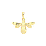 Sterling Silver Gold Plated Bee Charm