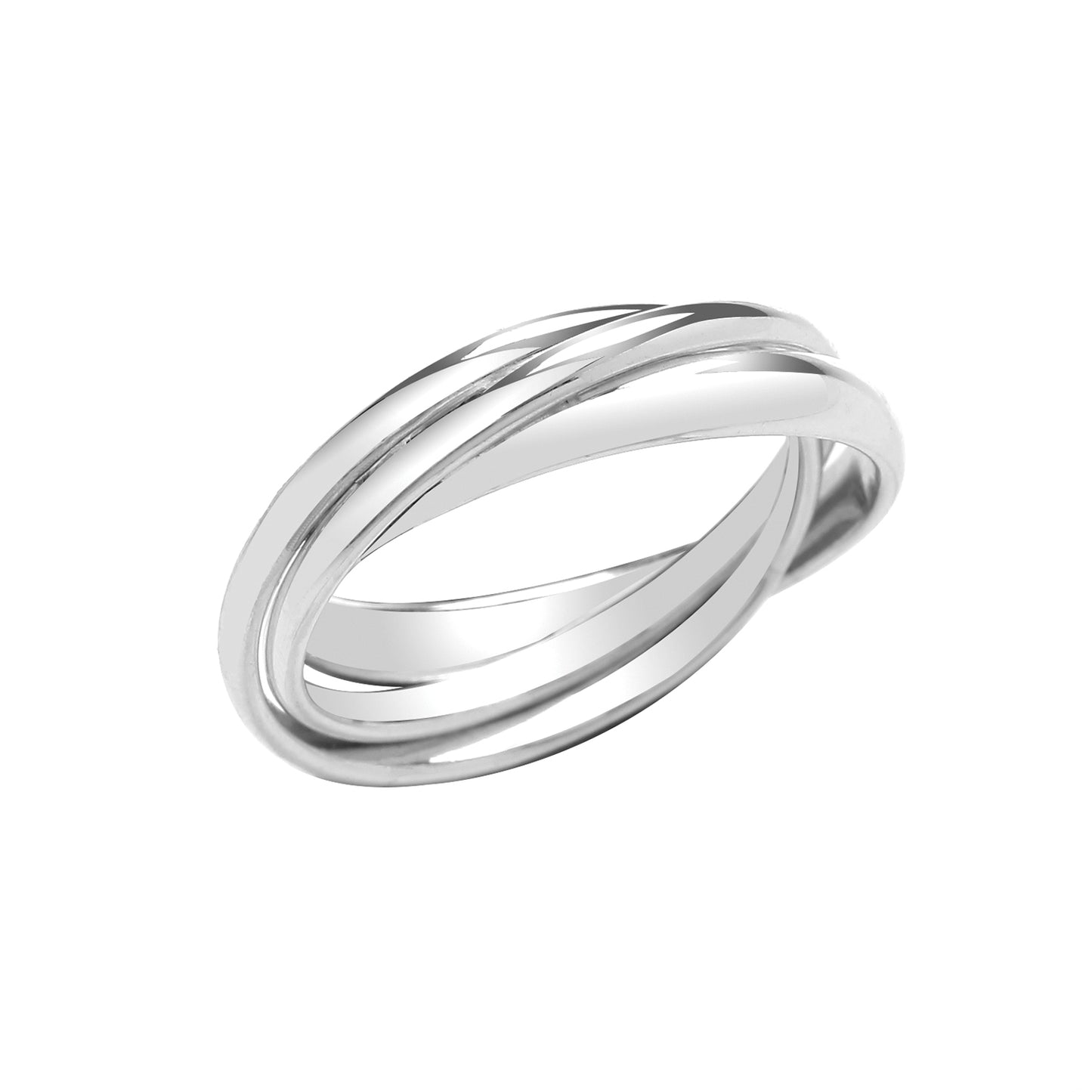 Sterling Silver, Trinity, Russian Wedding Ring