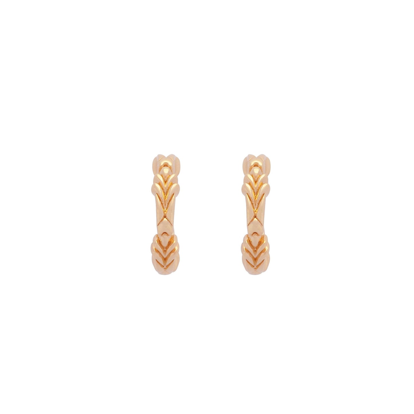 Mini Firework 22ct Gold Vermeil Hoop Earrings