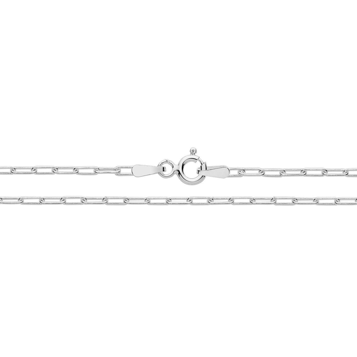 Paperclip Chain in Sterling Silver 18"