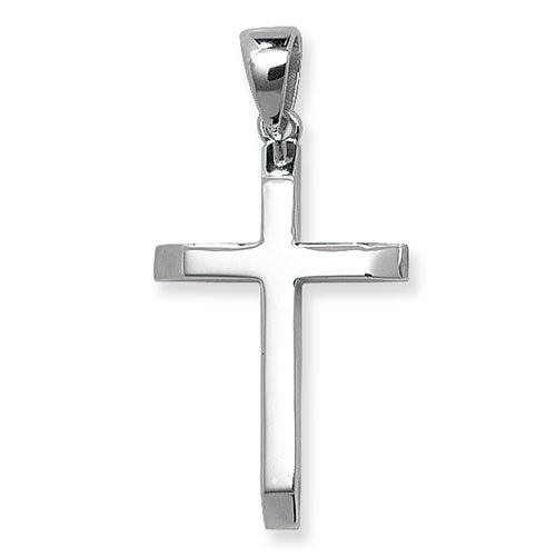 Sterling Silver Deep Cross Pendant