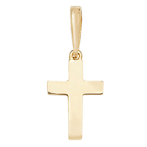 9ct Yellow Gold Cross Pendant - Mini