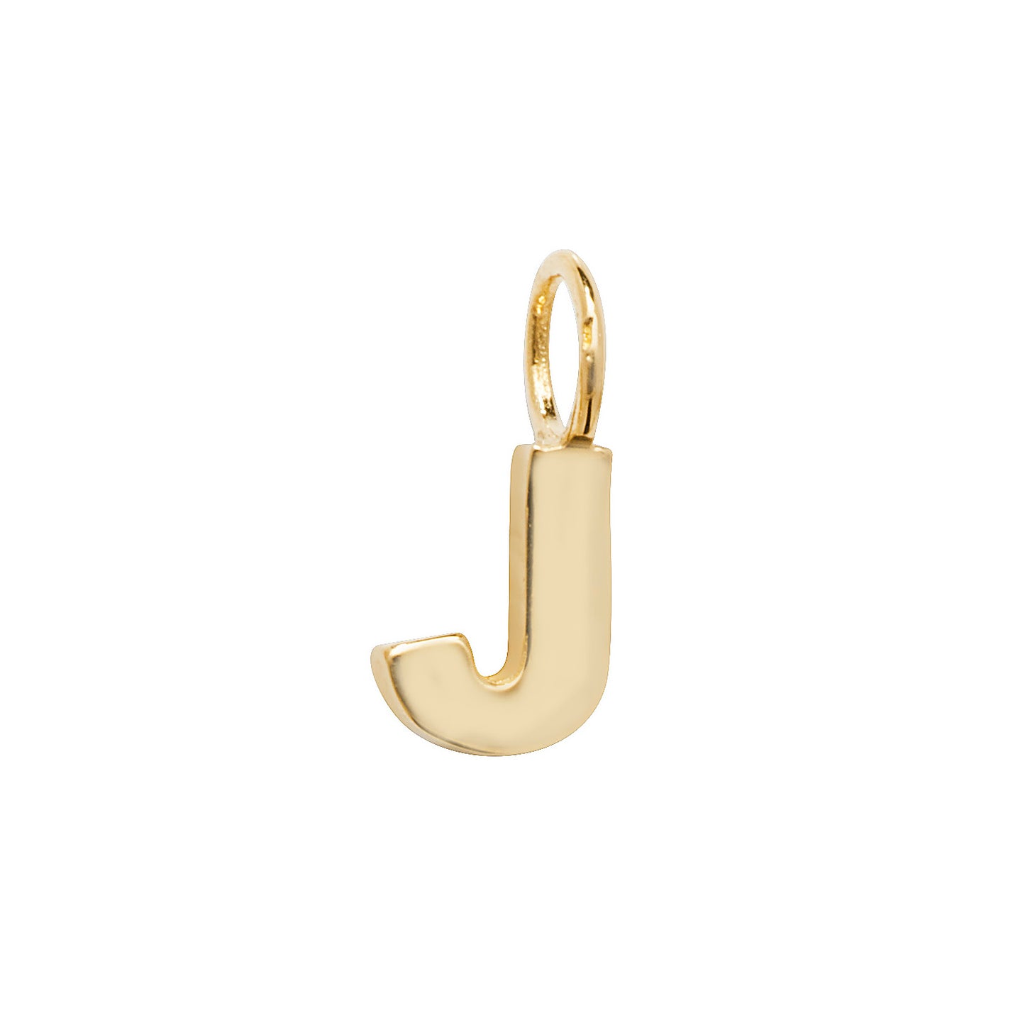 9ct Yellow Gold Small Initial Letter Pendant - Full Alphabet available