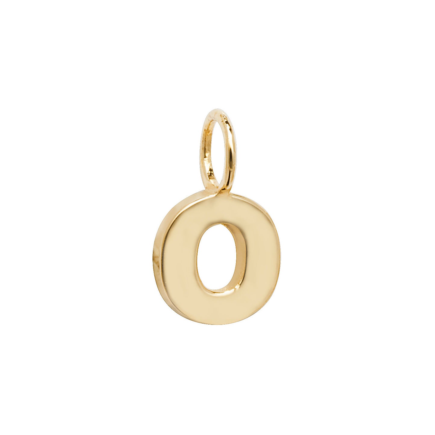 9ct Yellow Gold Small Initial Letter Pendant - Full Alphabet available