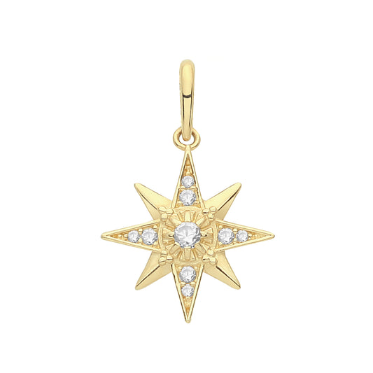 9ct Northern Star Pendant