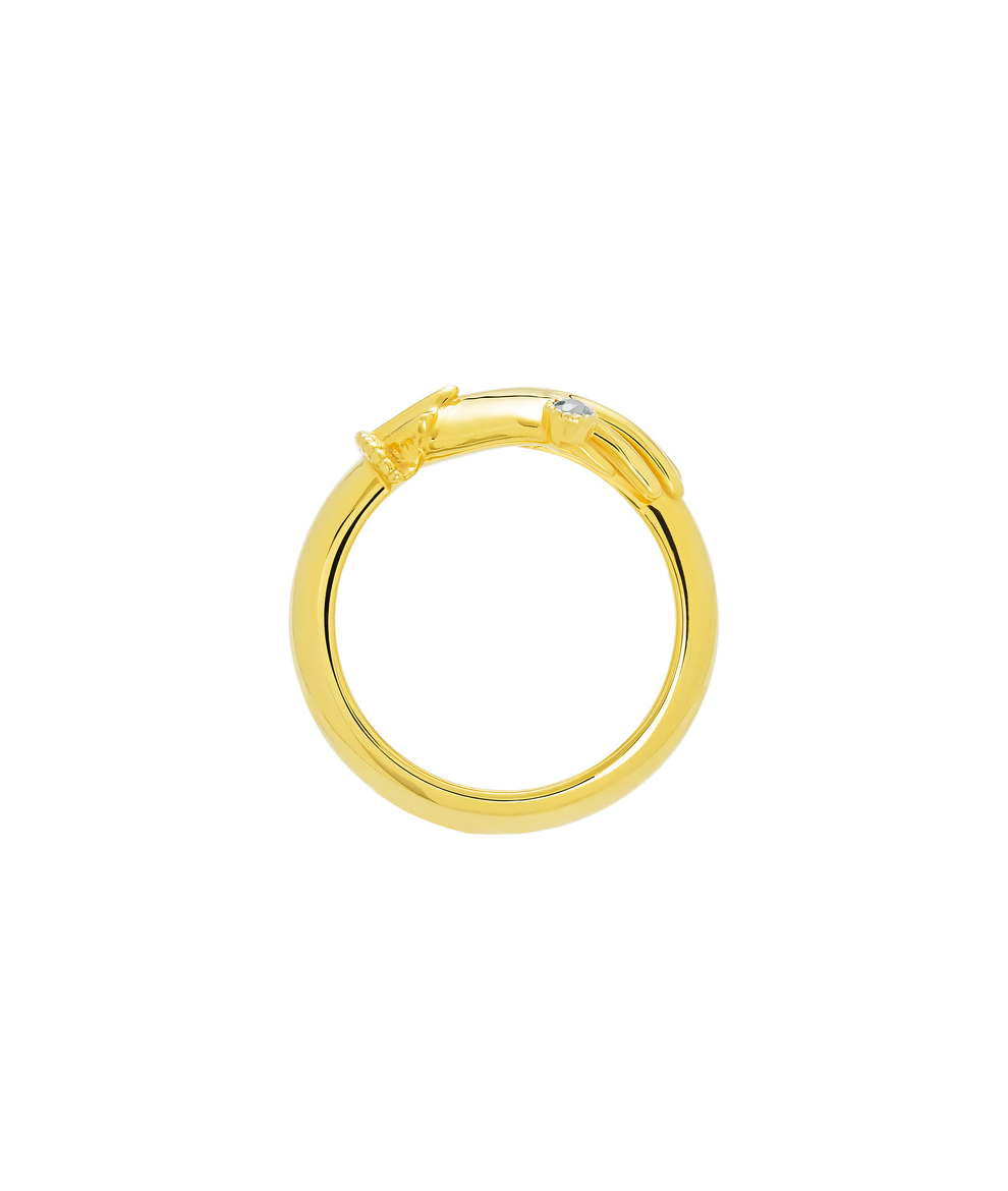 "Pinky Promise" With Diamond Ring in 18ct Gold