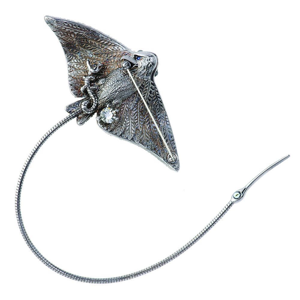 Eagle Ray Brooch